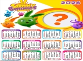 Calendário 2026 As Aventuras de Sunny Bunnies Fazer Colagem Grátis