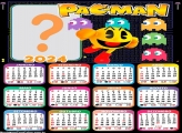 Montar e Imprimir Calendário 2024 Pac Man