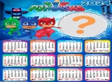 Calendário 2024 PJ Masks Foto Montagem