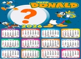 Calendário 2026 Pato Donald Emoldurar Foto Online