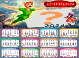Calendário 2024 Peter Pan Foto Mensagem Online