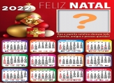 Calendário 2022 Natalino Abençoe Criar Online Foto Moldura