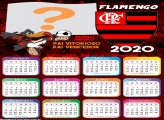 Calendário 2020 do Flamengo Foto Montagem