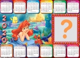 Calendário 2020 Horizontal da Ariel Princesa