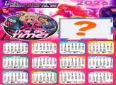 Calendário 2026 Barbie e as Agentes Secretas Criar Montagem