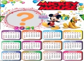 Calendário 2021 Mickey Mouse Colagem Online