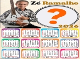 Calendário 2026 Zé Ramalho Foto Montagem