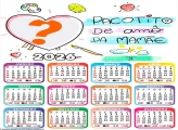 Calendário 2026 Pacotinho da Mamãe Foto Moldura