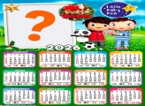 Calendário 2026 Feliz Natal Little Baby Bum Colar Foto Online