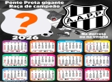 Calendário 2026 Ponte Preta Time de Futebol Foto Moldura