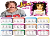 Calendário 2018 Sou Luna