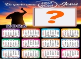 Calendário 2026 Vida Nova Jesus Emoldurar Foto Online
