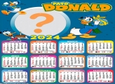 Calendário 2024 Pato Donald Fazer Colagem Grátis