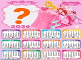 Foto Calendário 2026 Princess Pink Disney Grátis