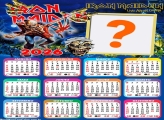 Calendário 2026 Iron Maiden Montagem de Foto