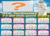 Calendário 2023 Presença de Jesus Foto Grátis Online