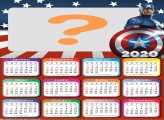 Calendário 2020 Capitão América Guerra Civil