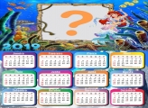 Calendário 2019 Ariel no Fundo do Mar