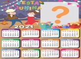 Calendário 2021 Lembrança Festa Junina