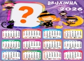 Calendário 2026 Bruxinha Montagem de Foto
