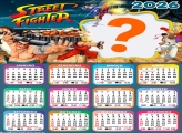 Calendário 2026 Street Fighter Foto Moldura