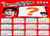 Calendário 2026 Enaldinho Foto Moldura