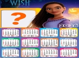 Calendário 2026 Wish O Poder dos Desejos Emoldurar Foto Online