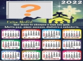 Calendário 2022 Natal Jesus te Abençoe Colar Foto e Imprimir