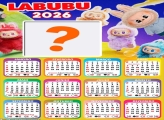 Calendário 2026 Labubu Foto Montagem