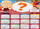 Calendário 2026 Feliz Natal Vovô Foto Colagem