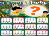 Foto Calendário 2026 Fada Morena Grátis