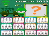 Calendário 2023 Exército Tema Infantil Fazer Montagem Online