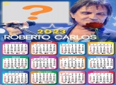 Calendário 2023 Roberto Carlos Foto Moldura Online