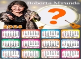 Foto Calendário 2026 Roberta Miranda Grátis