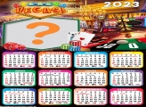 Moldura de Foto Online Calendário 2023 Las Vegas