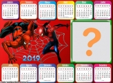 Calendário 2019 Horizontal Homem Aranha
