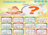Foto Calendário 2026 Bebê NewBorn Grátis