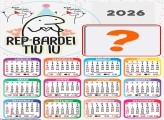 Foto Calendário 2026 Rep Bardei Tiu iu Bentô Flork Grátis