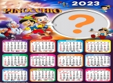 Calendário 2023 Pinóquio para Foto Colagem Grátis