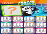 Calendário 2024 Panda e Krash Fazer Colagem Online