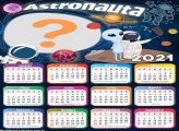 Calendário 2021 Astronauta Infantil
