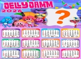 Calendário 2026 Jelly Jamm Colagem de Fotos