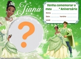 Convite Princesa Tiana