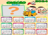 Calendário 2024 Cascão Baby Personalizado Infantil