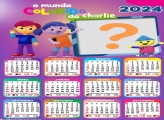 Juntar Foto Calendário 2024 O Mundo Colorido do Charlie