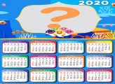 Calendário 2020 Baby Shark