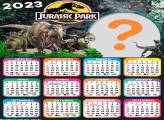 Montagem Grátis Calendário 2023 Jurassic Park