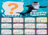 Foto Montagem Online Calendário 2024 O Espanta Tubarões