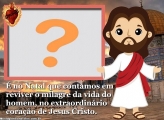 Feliz Natal Jesus no Coração Fazer Montagem Online
