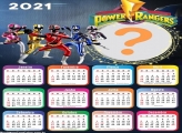 Foto Montagem Calendário 2021 Power Rangers